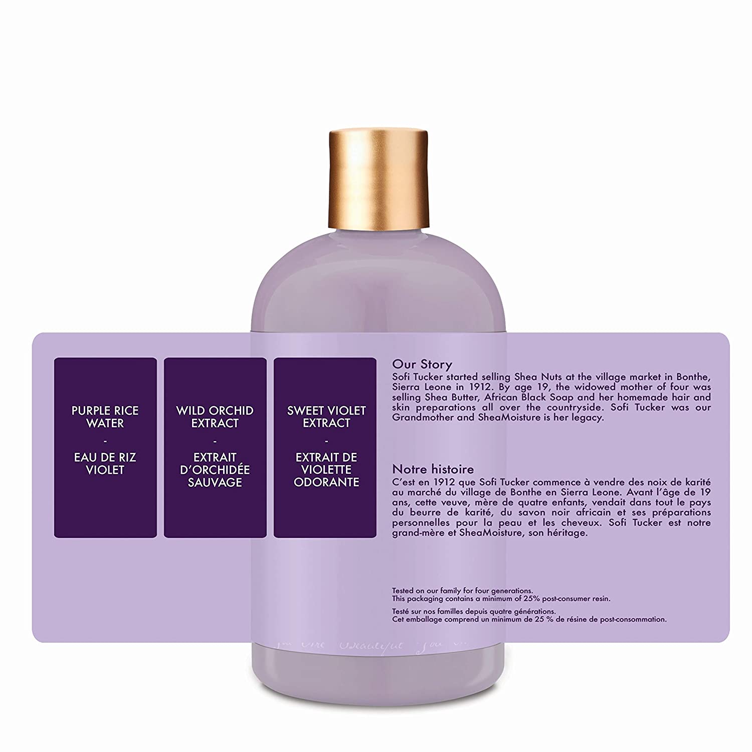 SheaMoisture Purple Rice Water Strength + Color Care Shampoo for Damaged Hair 13.5 fl ounce Find Your New Look Today!